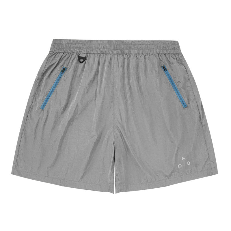 FPA Outdoor Color-Block Zip Print Shorts – Summer Sports Packable Lightweight Loose Straight-Leg Fitness Casual Shorts