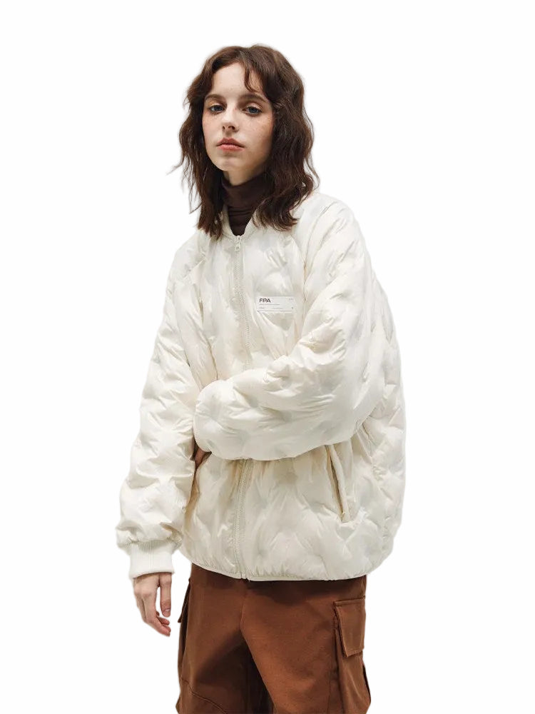 FPA Lightweight 90% White Duck Down Baseball Jacket – Chinese Streetwear Portable Down Coat