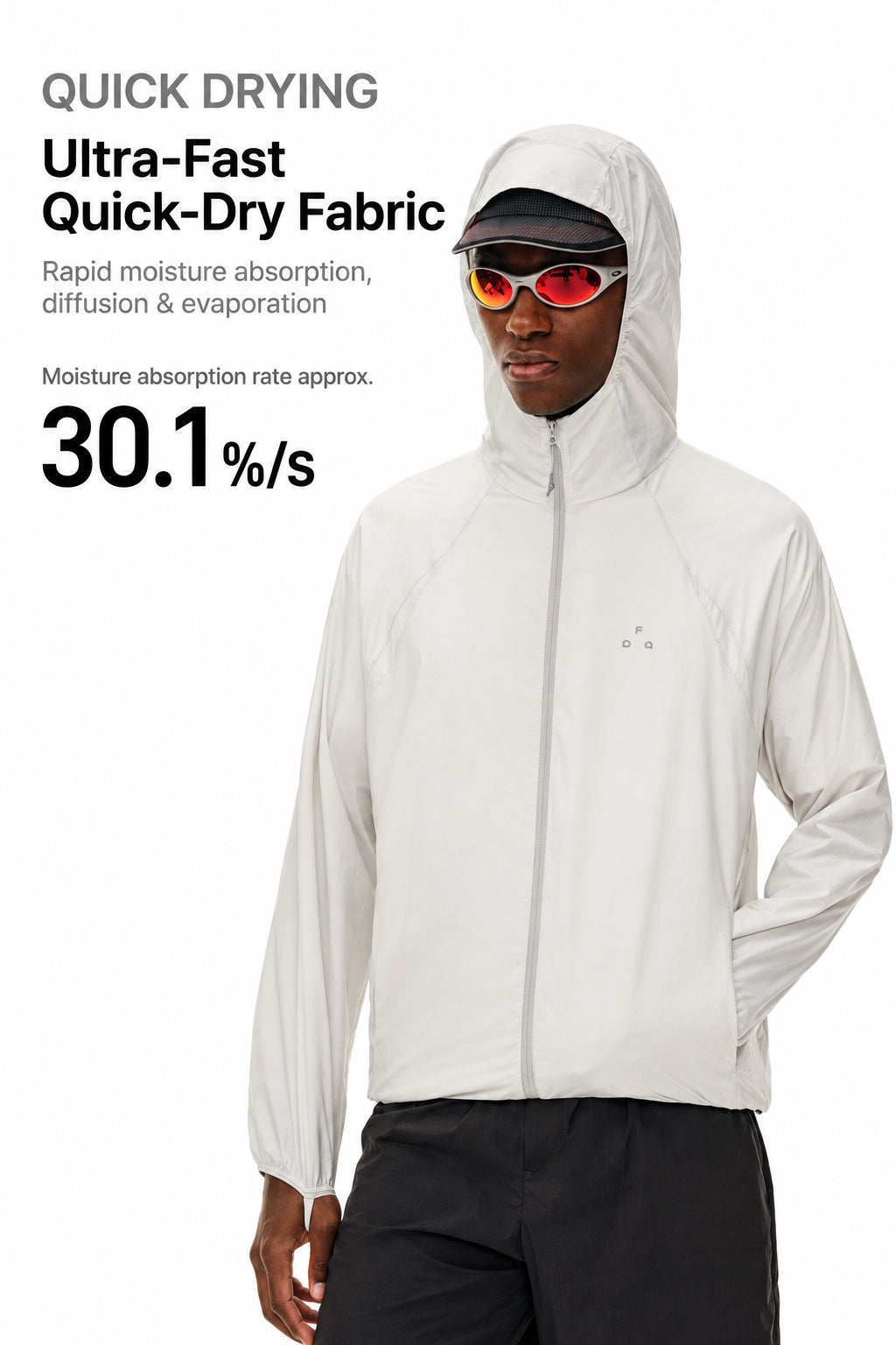 FPA Breathable Perforated Pages Design Summer Outdoor Thin Hooded Couple Sun Protection Jacket 2026 New