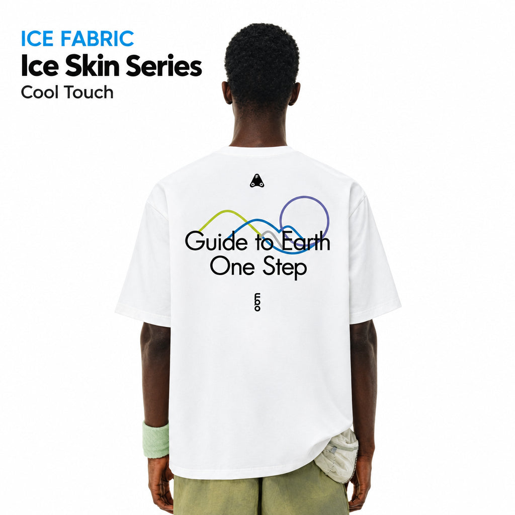 FPA Cool-Touch Ice Skin Athletic Outdoor Half-Sleeve T-Shirt 2026 New Summer Round Neck Loose Couple White Short Sleeve