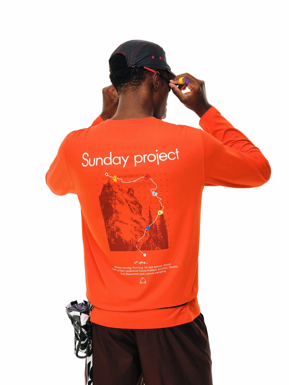 FPA COOLMAX Long Sleeve Quick-Dry Outdoor Training T-Shirt with Rock Print
