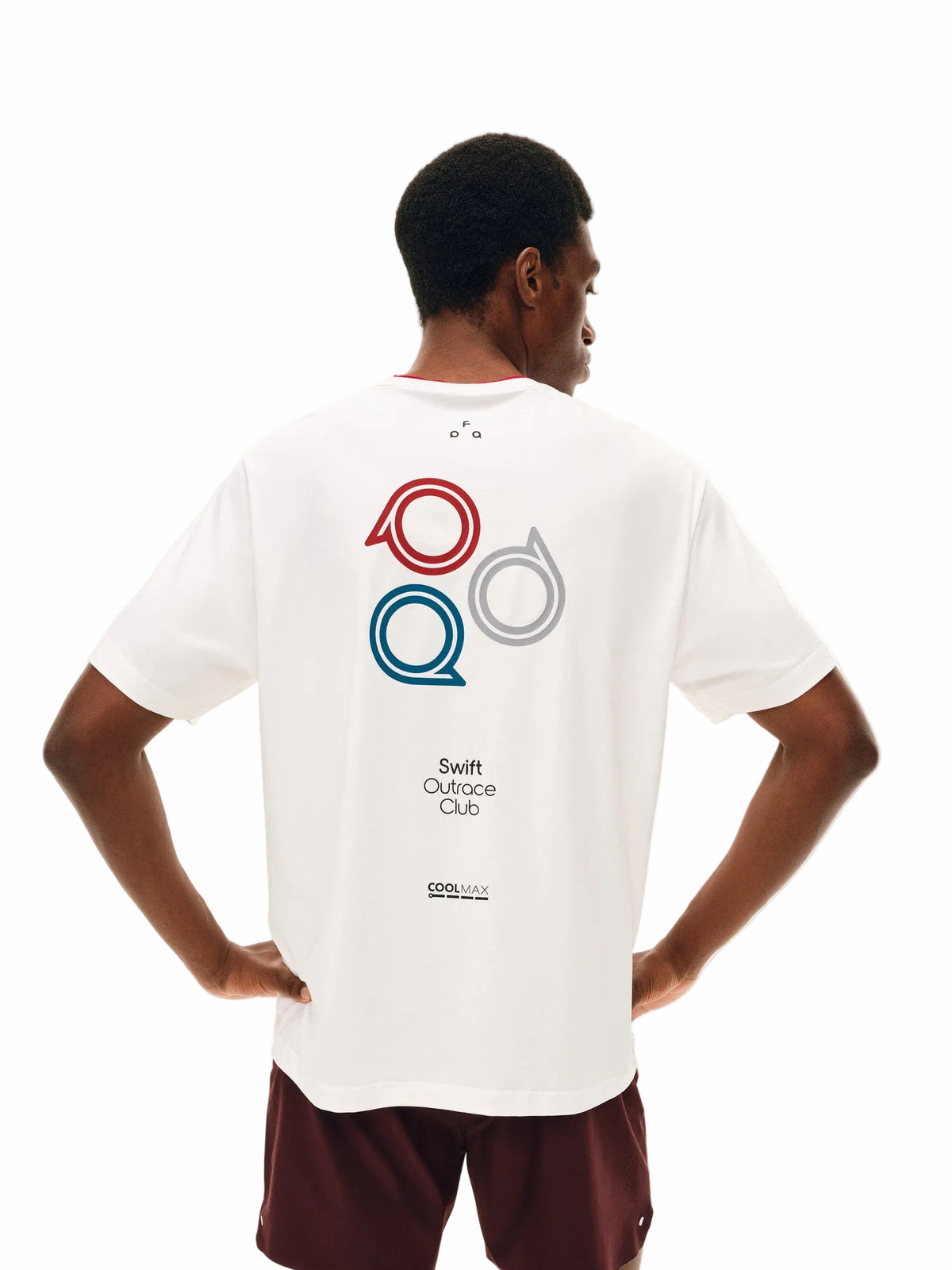 FPA COOLMAX Football Pattern Quick-Dry Short Sleeve T-Shirt - Summer Cool Touch Athletic Tee