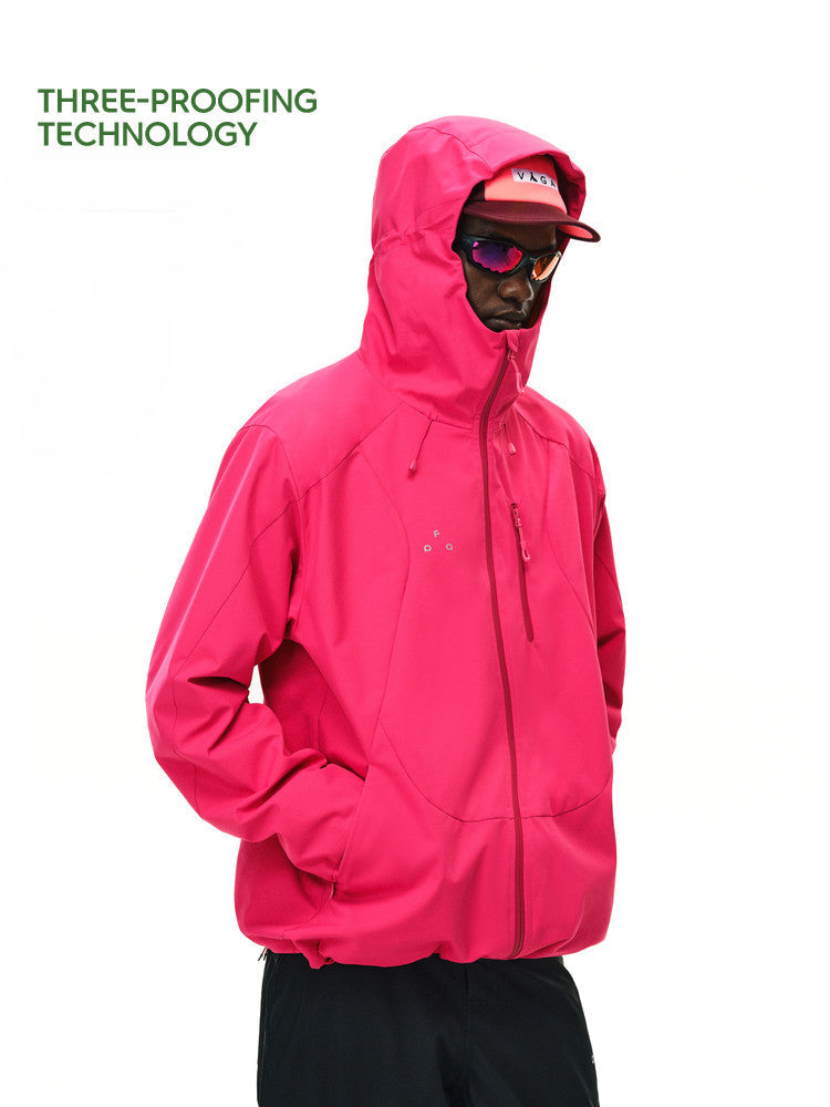 FPA Outdoor Sports Hiking Jacket - Waterproof Windbreaker for Men and Women, Couple Style, Loose Fit