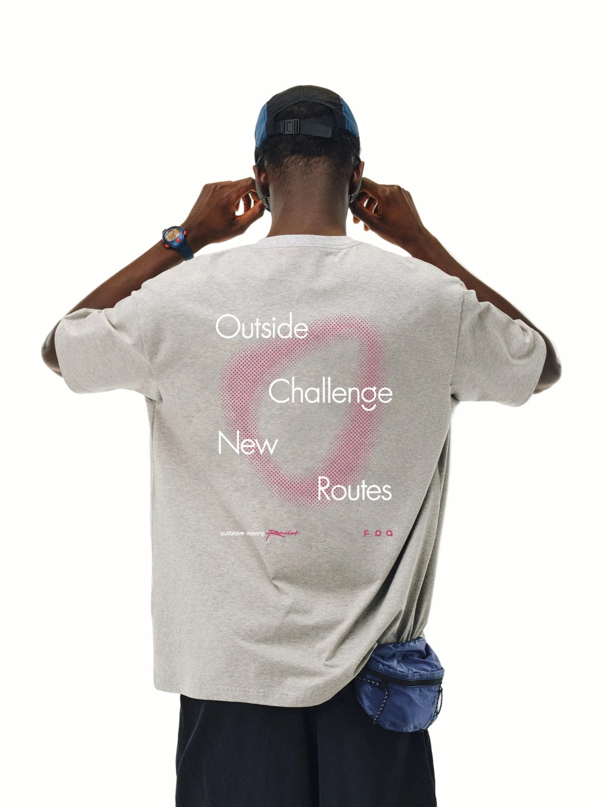 FPA Quick-Dry 7A Antibacterial and Anti-Mite Athletic Short Sleeve T-Shirt - Summer American Heavyweight Outdoor Cool-Touch Couple Loose Fit Tee