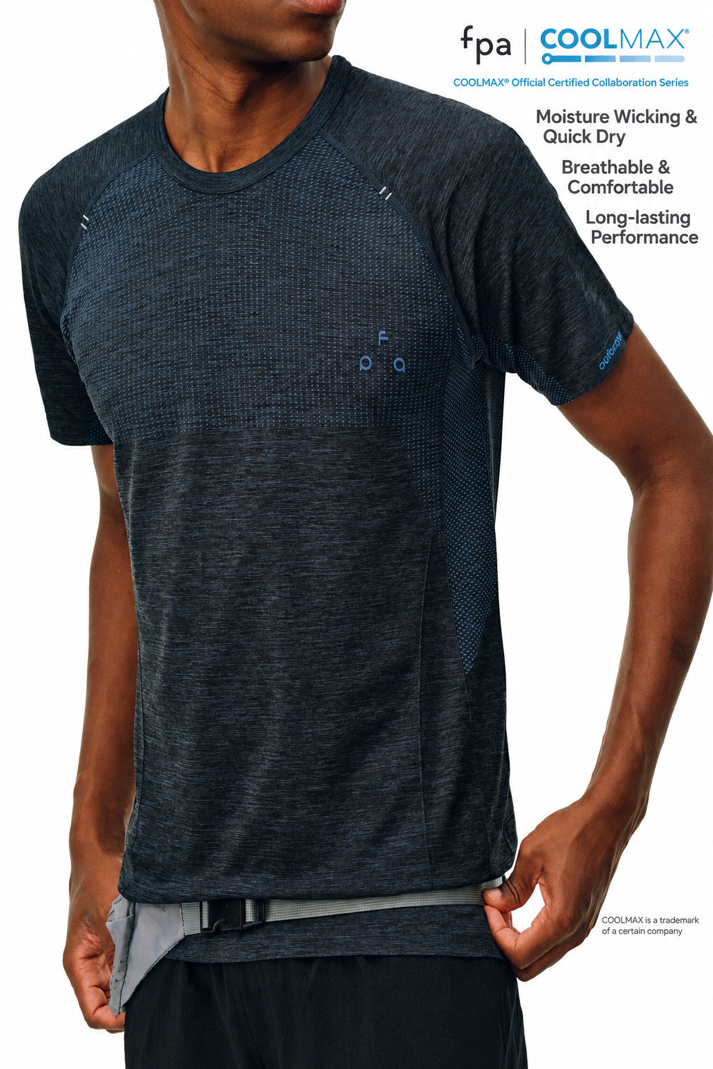 FPA Seamless Knit Athletic Short Sleeve T-Shirt 2026 New Summer Design Premium Fitness Outdoor Crew Neck Tee for Men