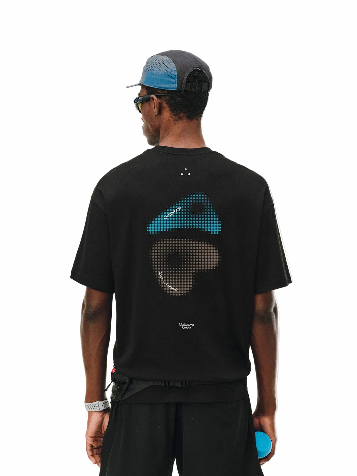FPA COOLMAX Polka Dot Climbing Graphic Athletic Short Sleeve T-Shirt for Men – Breathable, Quick-Dry, Summer Style