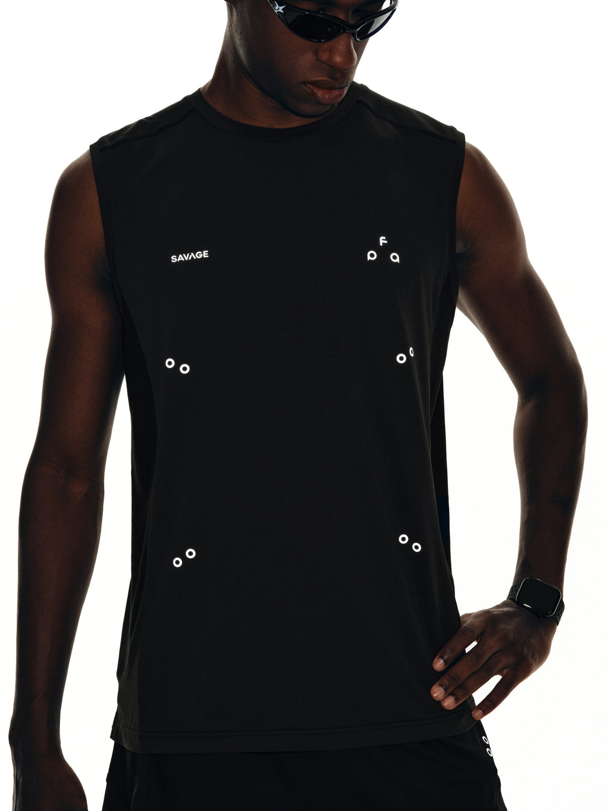 FPA x SAVAGE Collaboration Cross-Training Tank Top - Quick-Dry Breathable Athletic Sleeveless T-Shirt