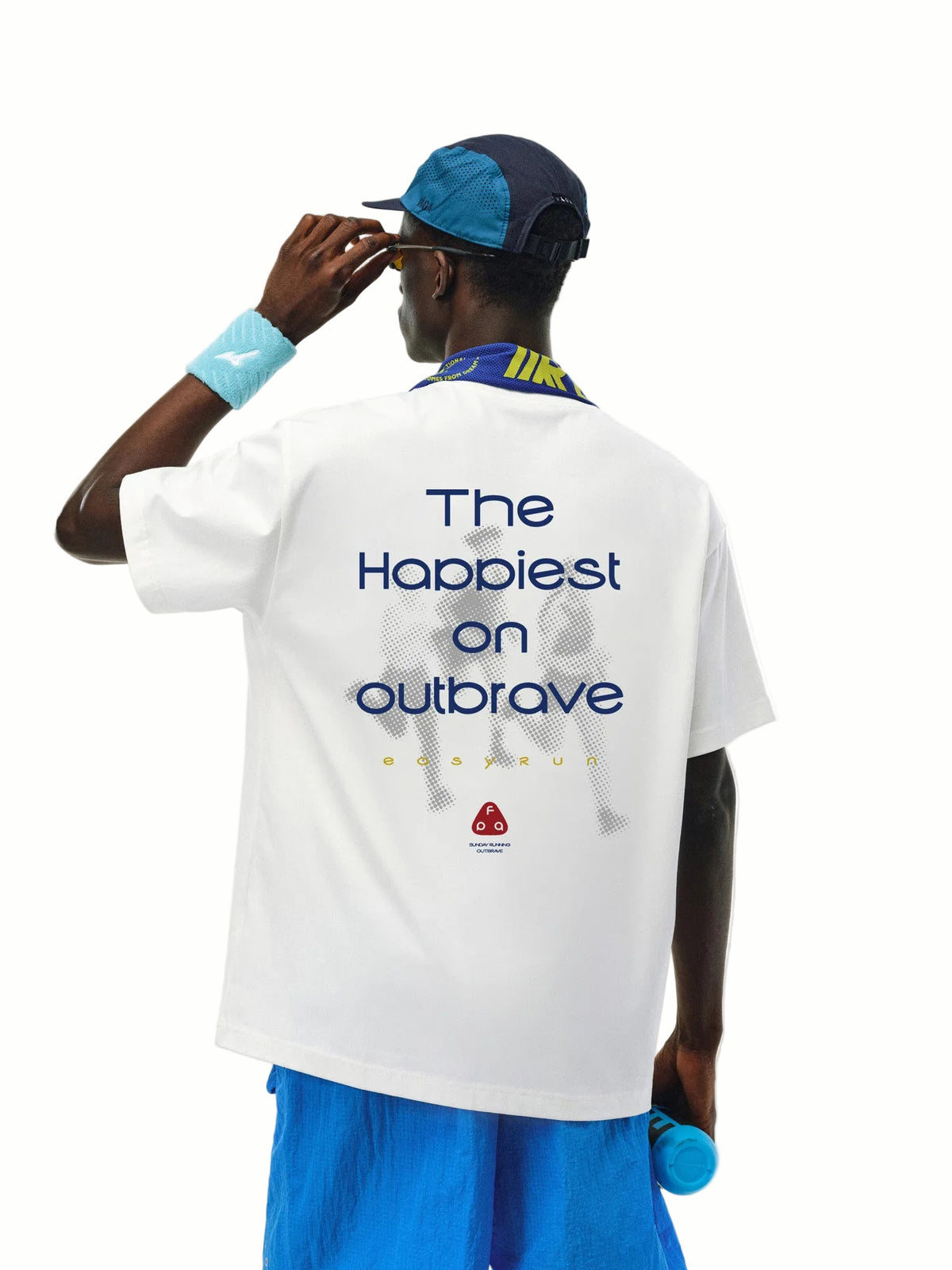 FPA Quick-Dry Cooling 7A Antibacterial Anti-Mite Sports Short Sleeve T-Shirt - Summer Chinese Street Style Loose Round Neck Couple T-Shirt