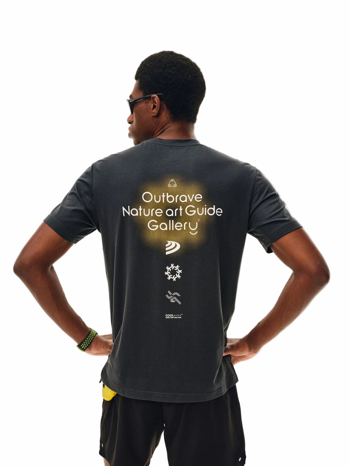 FPA COOLMAX Breathable Quick-Dry Running Casual Short Sleeve T-Shirt for Summer Outdoor Sports, Fitted Round Neck Cool Touch Tee
