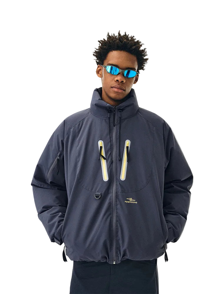 FPA Reversible Three-Proof Down Jacket – Chinese Streetwear Windproof Winter Thickened Couple Down Coat