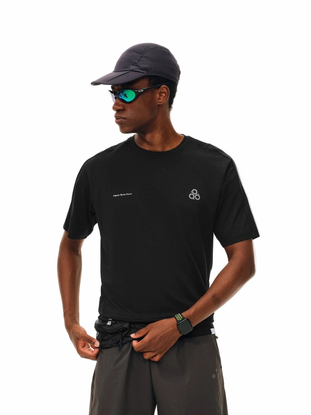 FPA Coolmax Quick-Dry Mesh Running Short Sleeve Summer Outdoor Breathable Basic Logo Couple T-Shirt