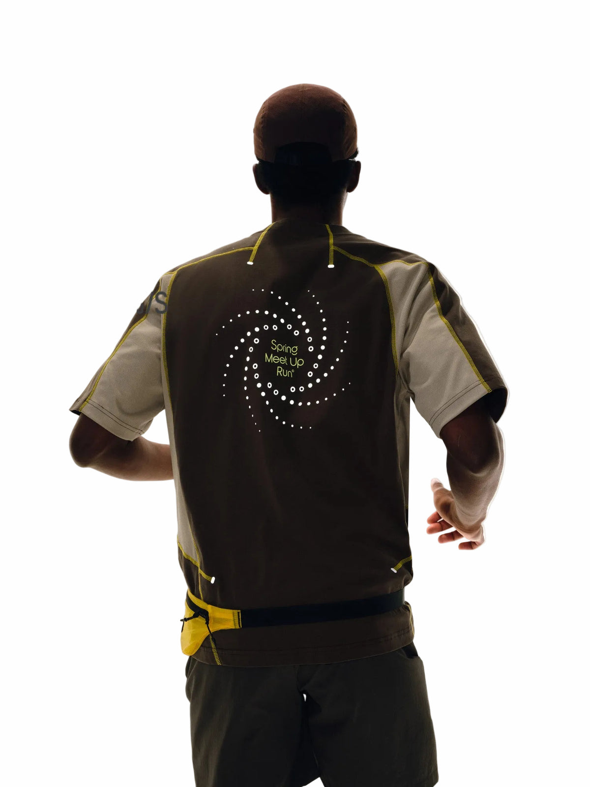 FPA 7A Antibacterial Quick-Dry Contrast Stitch Short Sleeve Outdoor Sports Cool Summer Round Neck Couple T-Shirt for Men