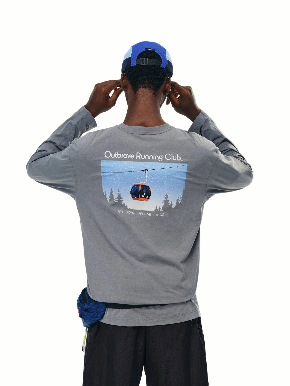 FPA Quick-Dry Antibacterial UPF50+ Long Sleeve Sports Tee - Chinese Streetwear Style Autumn American Sporty Crew Neck Couple T-Shirt for Men