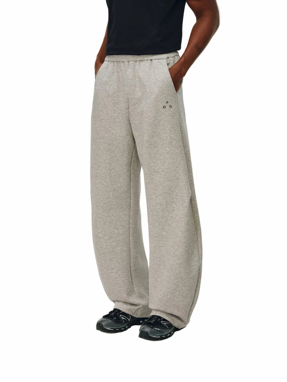 FPA 7A Antibacterial Anti-Mite Soft Skin Air Layer Pima Cotton Curved Hem Sweatpants Summer Casual Pants