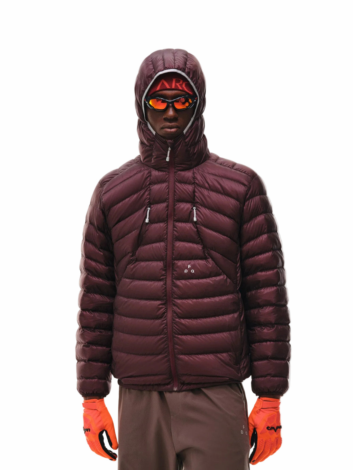 FPA 90% Down Color-Block Quilted Down Jacket 2026 New Winter Lightweight Hooded Down Coat