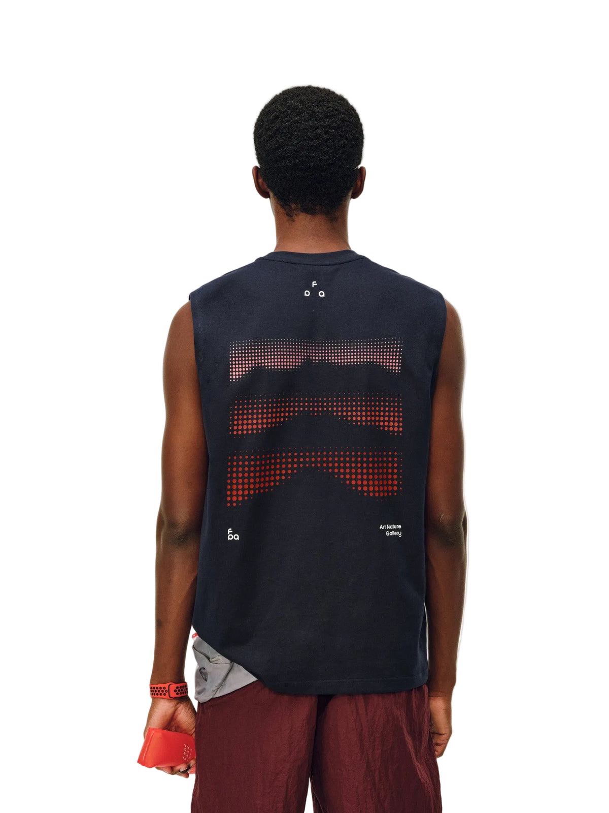 FPA7A Antibacterial Quick-Dry Anti-Mite Sleeveless Vest - Summer Outdoor Sports Round Neck Fitness Tank Top