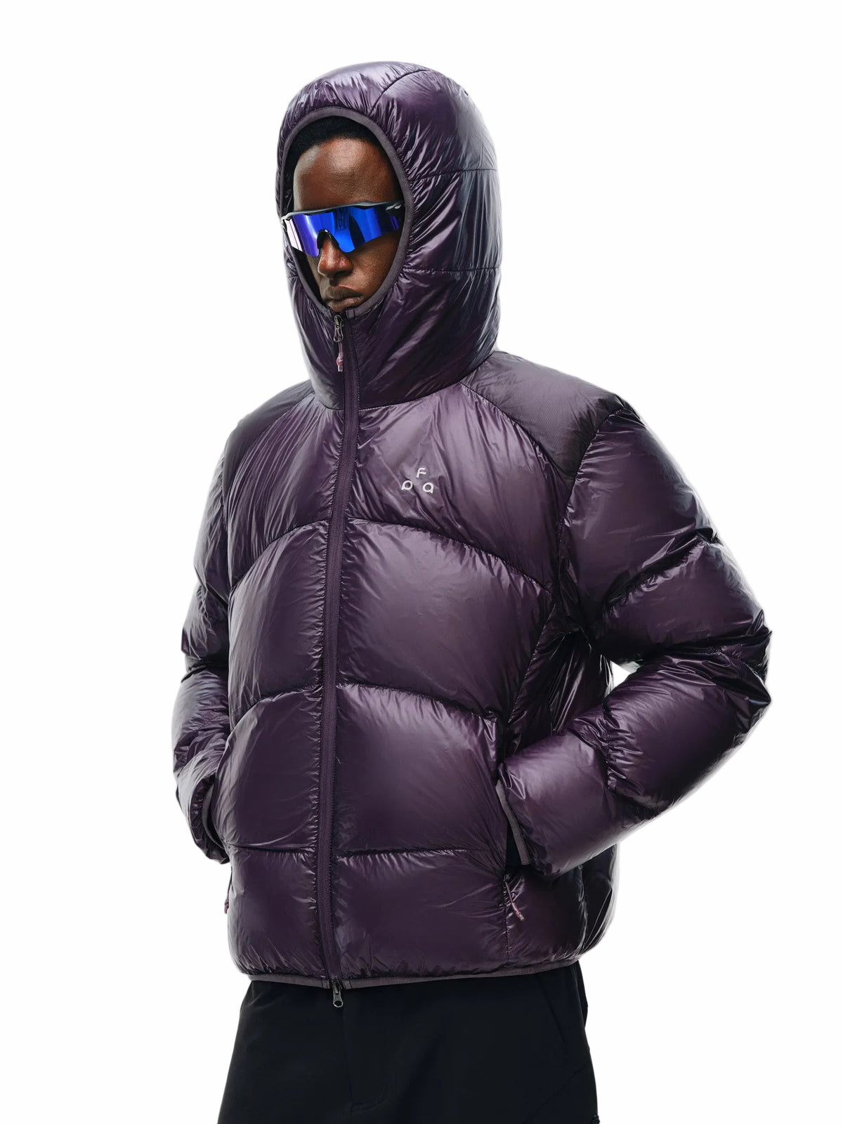 FPA Color-Block Hooded Down Jacket for Winter Outdoor Casual Sports Couple Premium Warm Coat