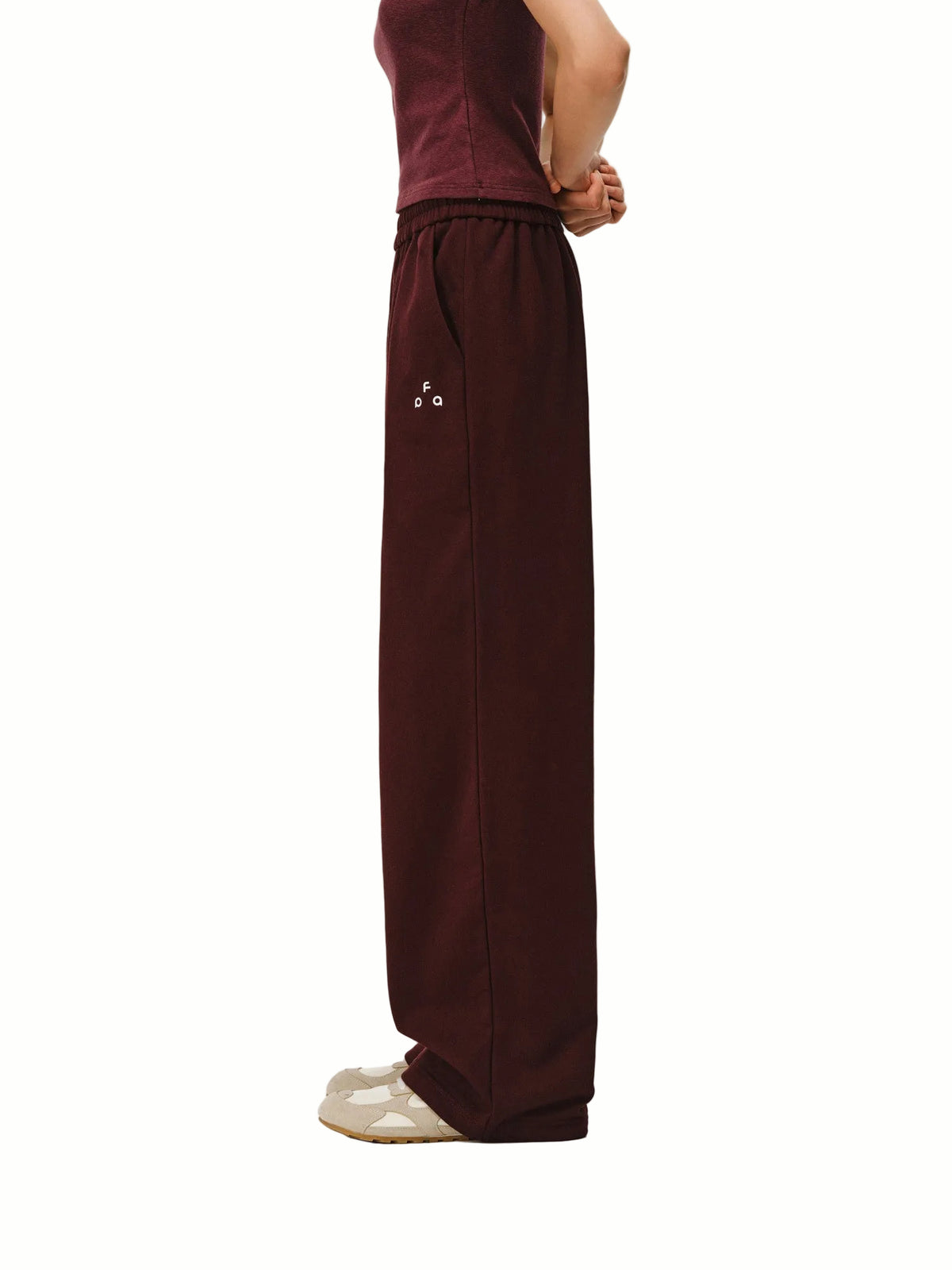 FPA Heavy Terry Warm Fleece Sweatpants – Casual Relaxed Unisex Straight-Leg Long Pants for Spring and Autumn