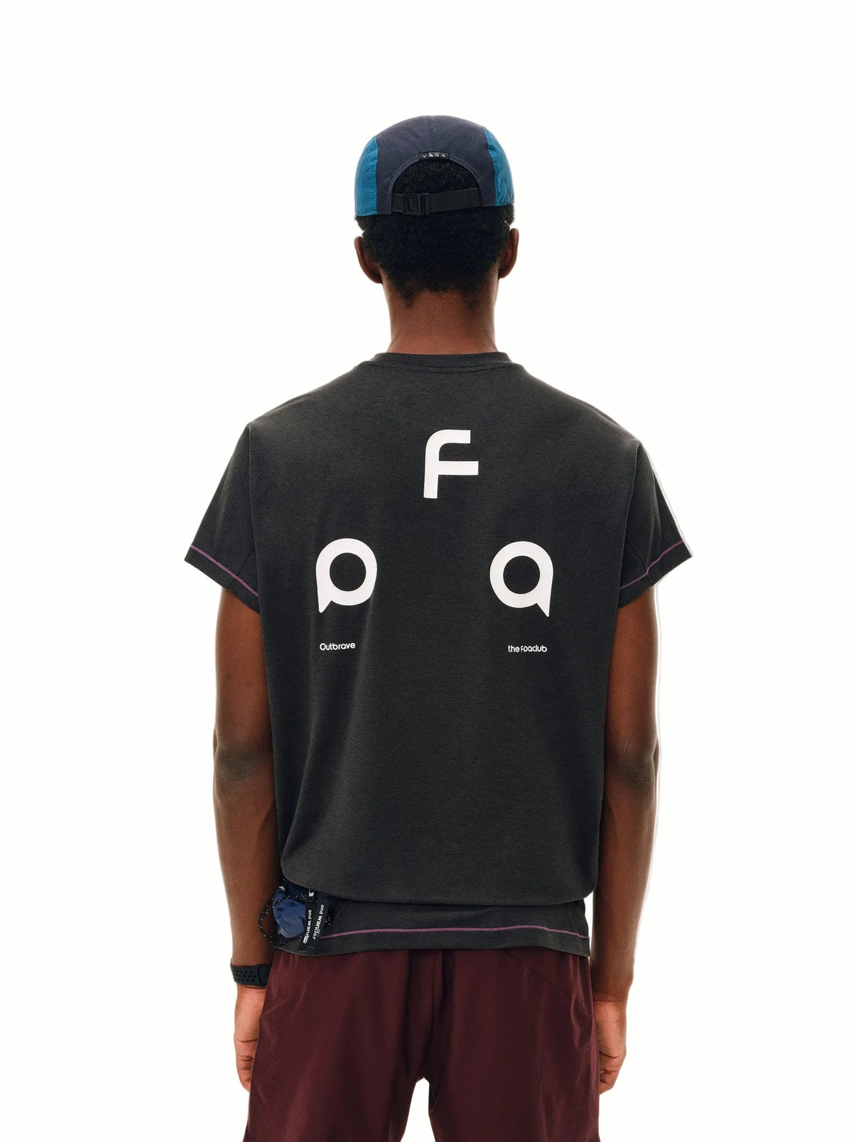 FPA Sun-Protective Antibacterial Stretch Contrast Stitch Sleeveless Short-Sleeve Summer Sports Design Couple T-Shirt