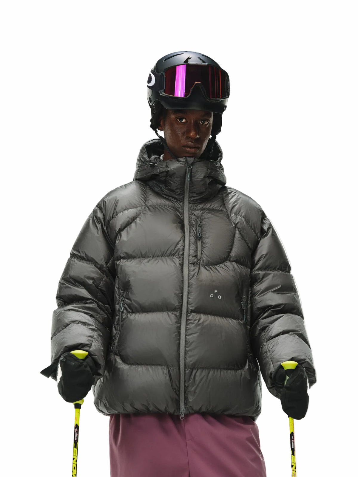 FPA 800FP 95% White Duck Down Cicada Wing Quilted Semi-Translucent Shiny Structured Hooded Down Jacket Winter Down Coat