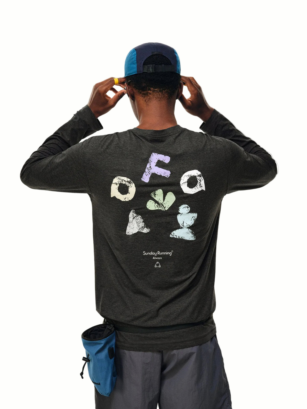 FPA Quick-Dry Breathable Outdoor Sports Contrast Color Long Sleeve Spring/Autumn Round Neck Running Fitness Couple Casual T-Shirt