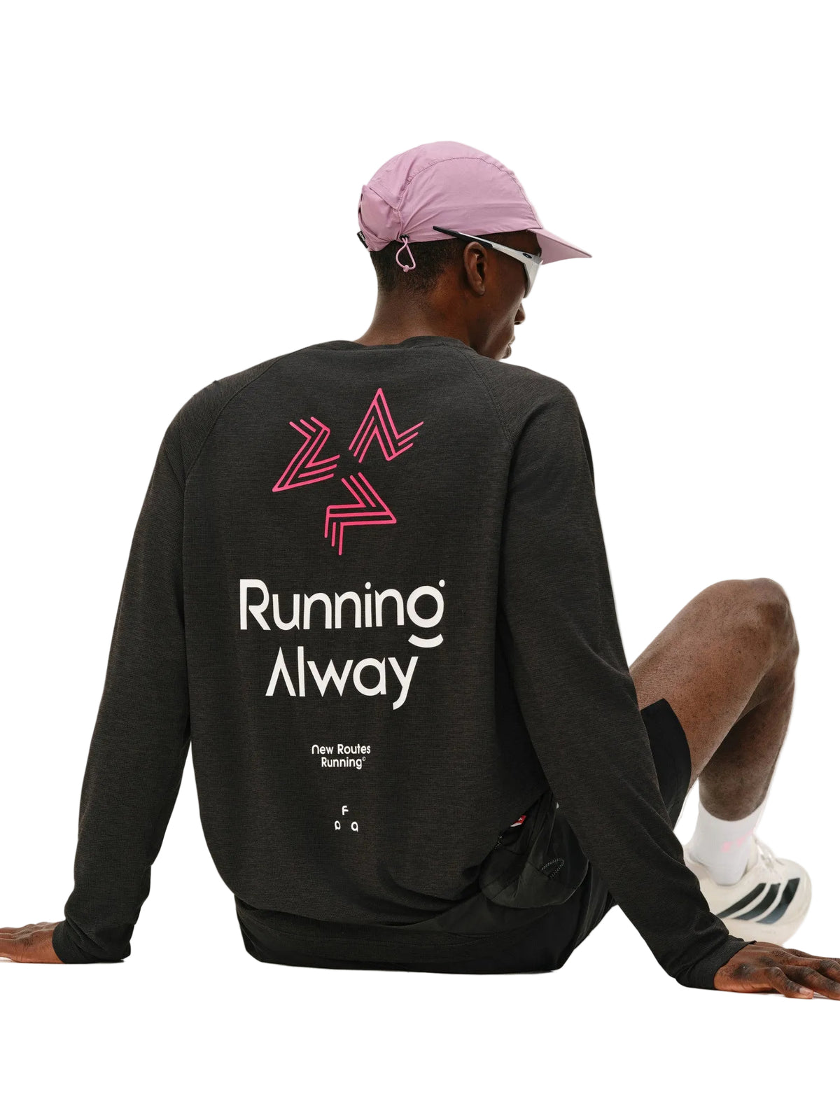 FPA7A Antibacterial Moisture-Wicking Long Sleeve Spring Outdoor Sports Running Fitness Casual Crew Neck Couple T-Shirt for Men