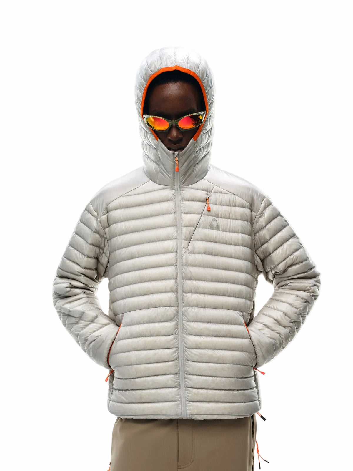 FPA 800FP 95% White Duck Down Ultra-Fine Quilted Outdoor Down Jacket for Men with Hood