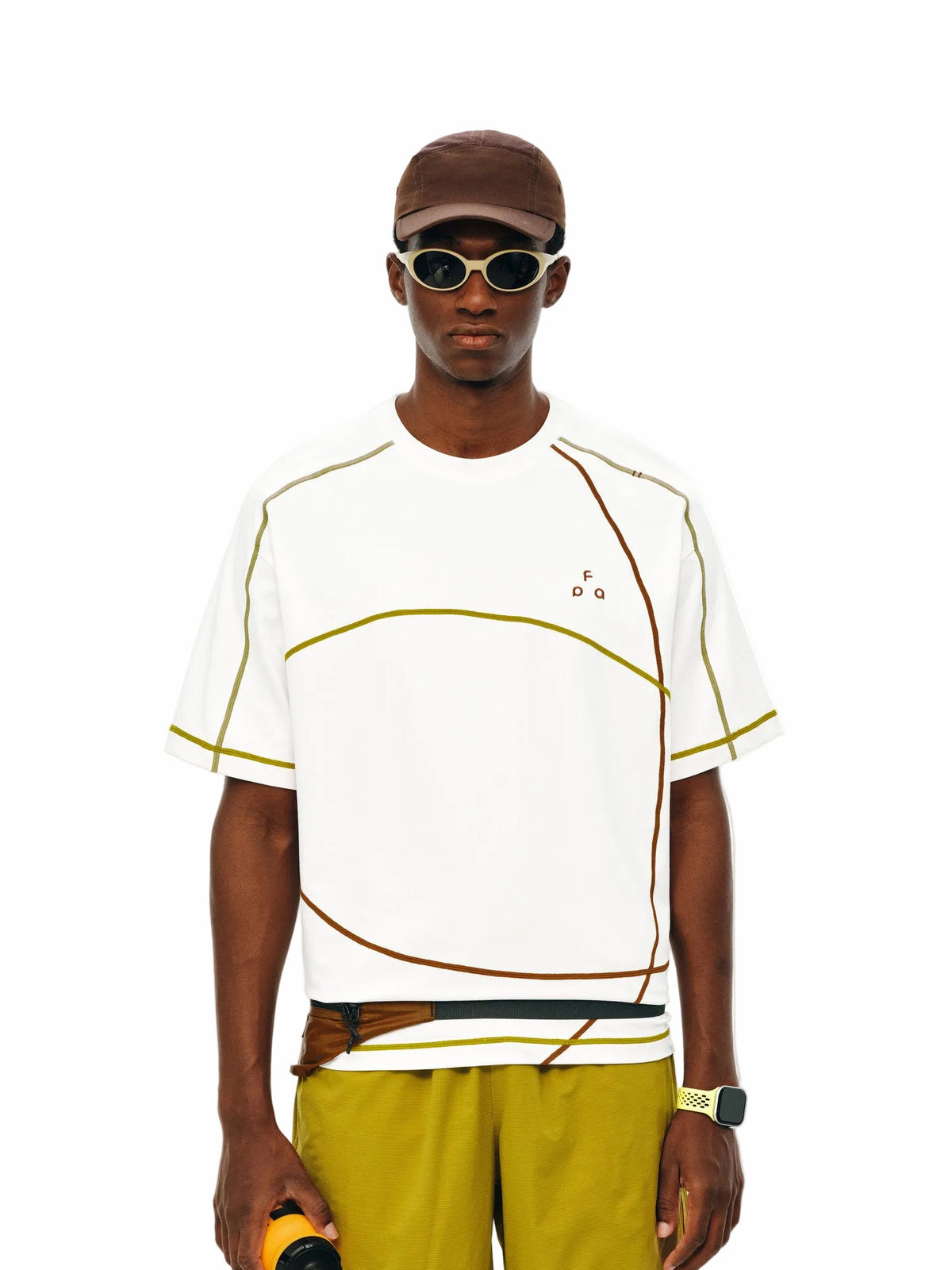 FPA COOLMAX Lyocell Contrast Stitch Casual Short Sleeve T-Shirt – Cool & Breathable Unisex Crew Neck Tee