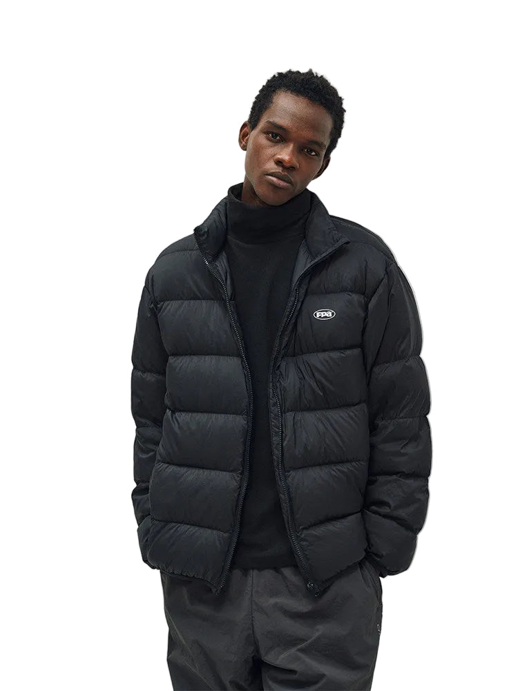 FPA Lightweight 90% White Duck Down Puffer Jacket for Couples - Black, Autumn/Winter