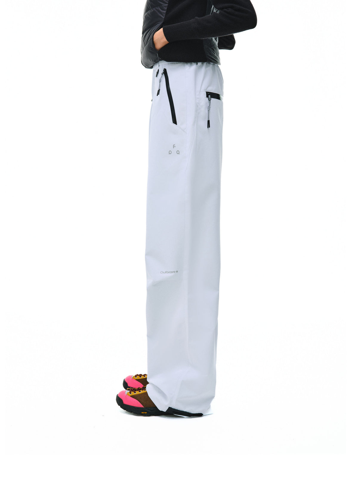 FPA Outdoor Pants Loose Fit 2026 New Basic Logo Casual Zipper Drawstring Unisex Hiking Mountaineering Trousers