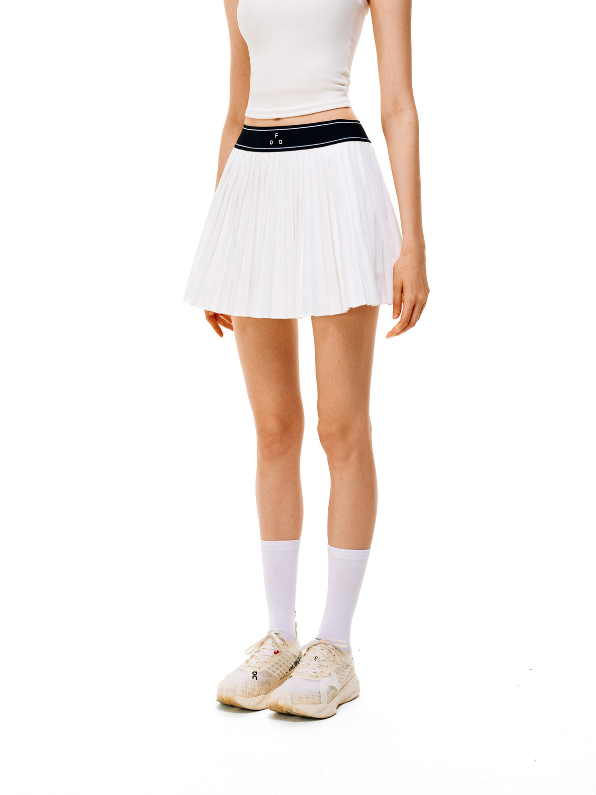 FPA Sorona Wrinkle-Resistant Quick-Dry Pleated Tennis Skirt Summer Webbing Casual Outdoor Fitness Running Sports Skirt for Women