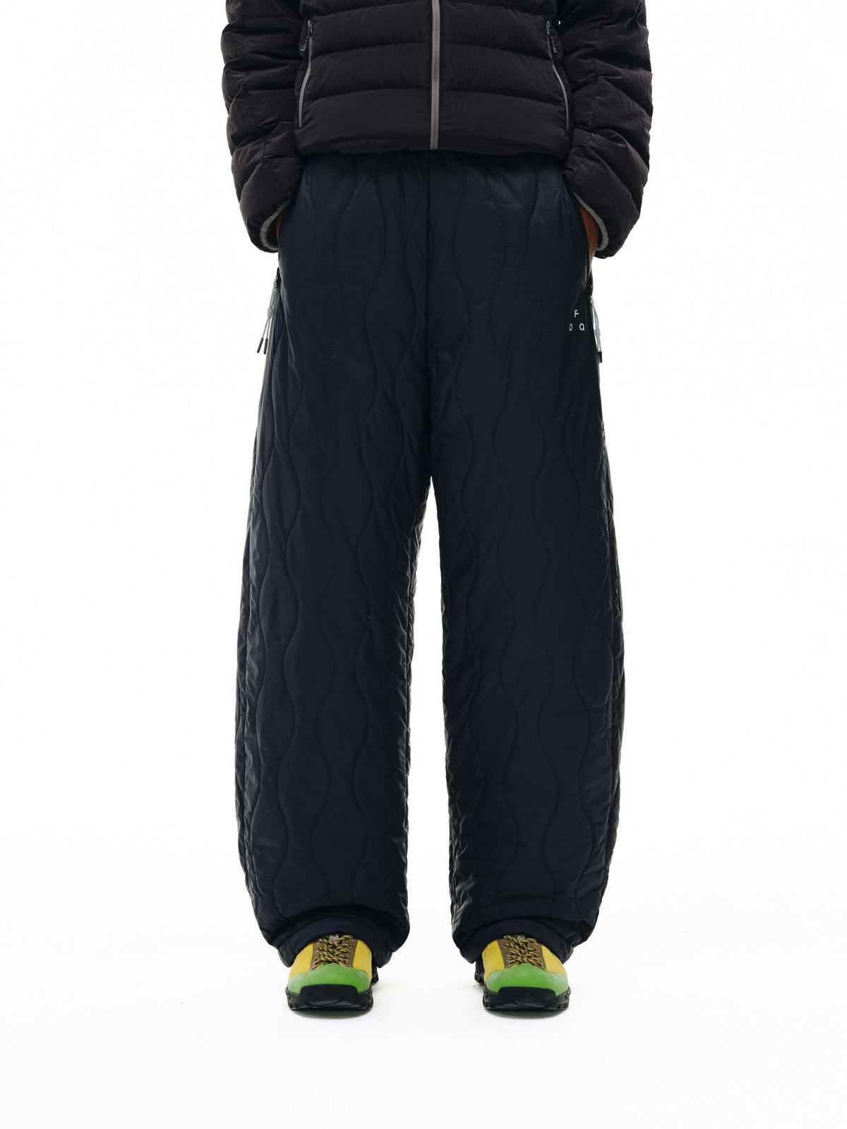 FPA Outdoor New Thinsulate Lightweight Quilted Cotton Pants – Winter Warm Straight-Leg Casual Trousers