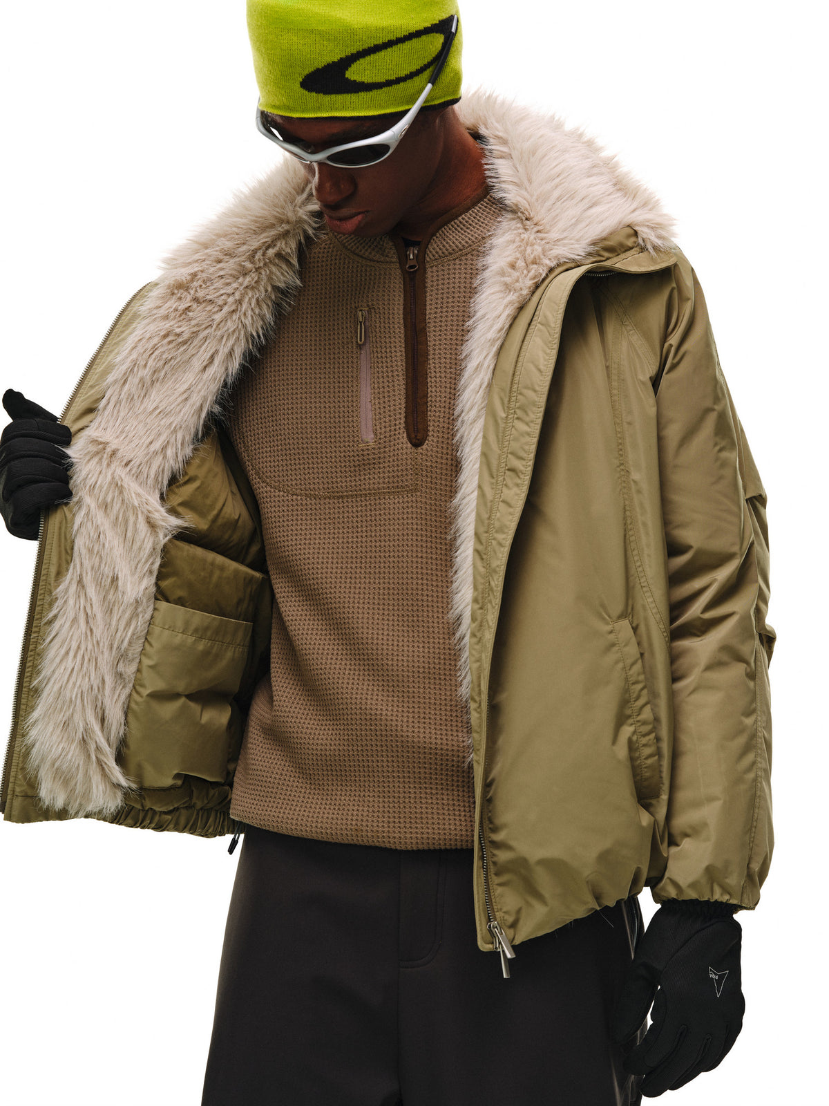 FPA Structured Fur Collar Down Jacket 2026 New Winter Design Premium Warm Couple Down Coat