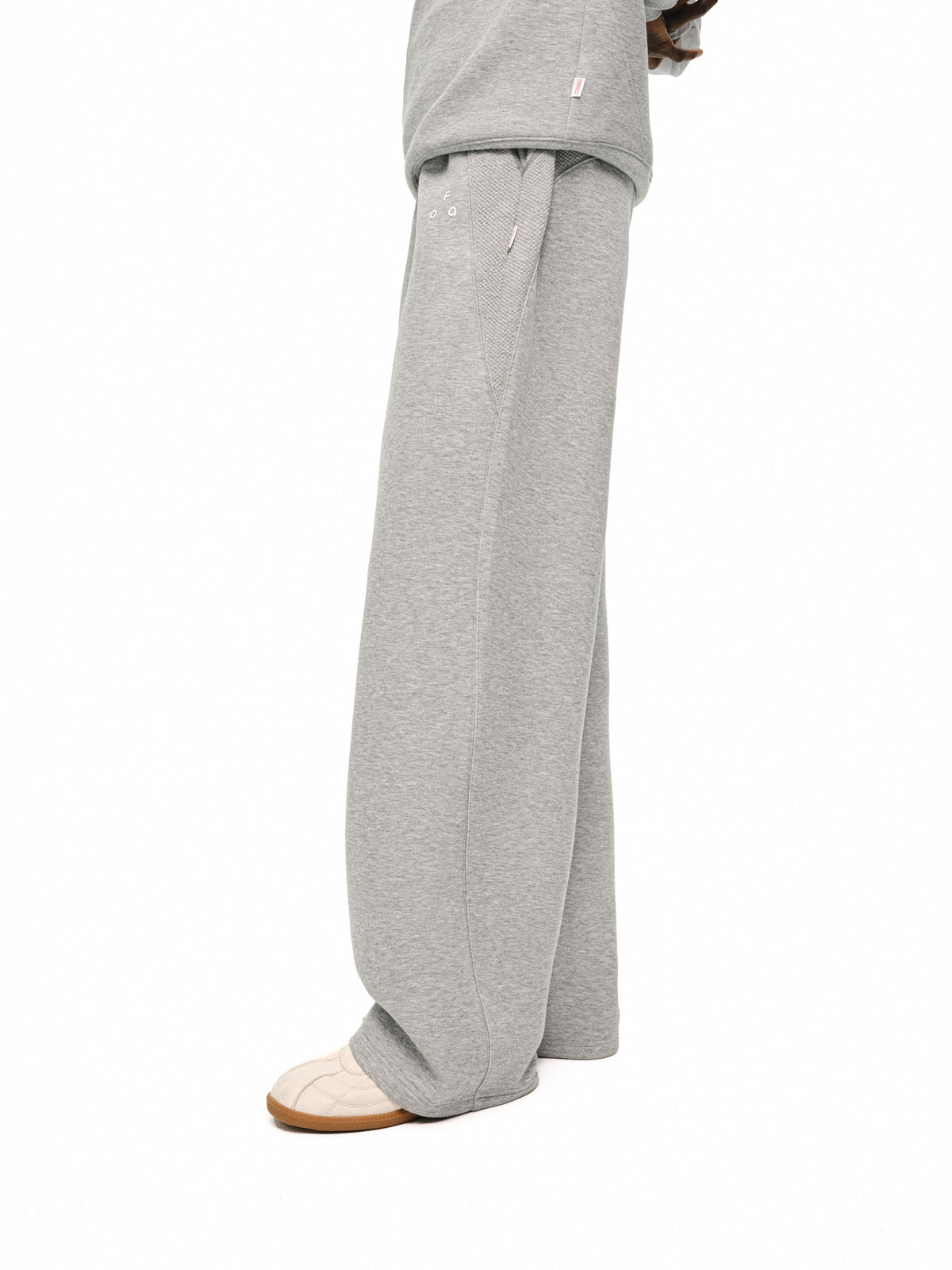 FPA THERMOLITE Paneled Knit Pants Set - Casual Sports Loose Straight-Leg Pants for Men, Spring/Autumn