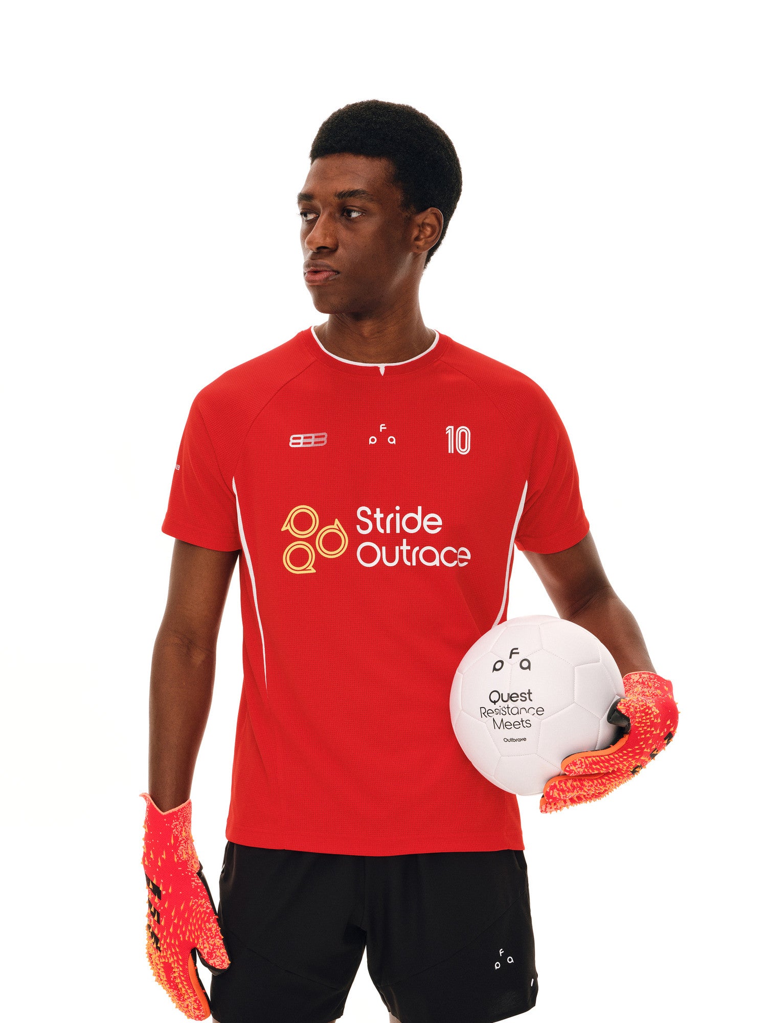 FPA Football Capsule Series Logo Print Short Sleeve T-Shirt – Quick-Dry Outdoor Round Neck Tee