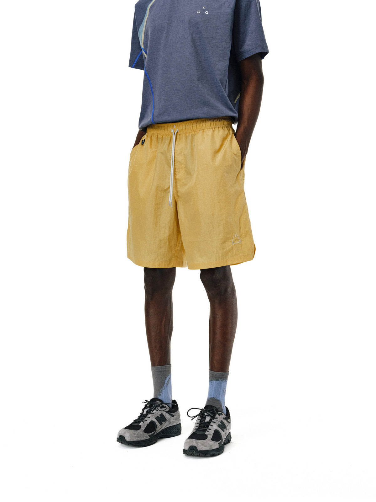 FPA Outdoor Lightweight Contrast Color 3D Embroidery Shorts – National Trend Sport Summer Quick-Dry Loose Fit Fitness 5-Inch Shorts
