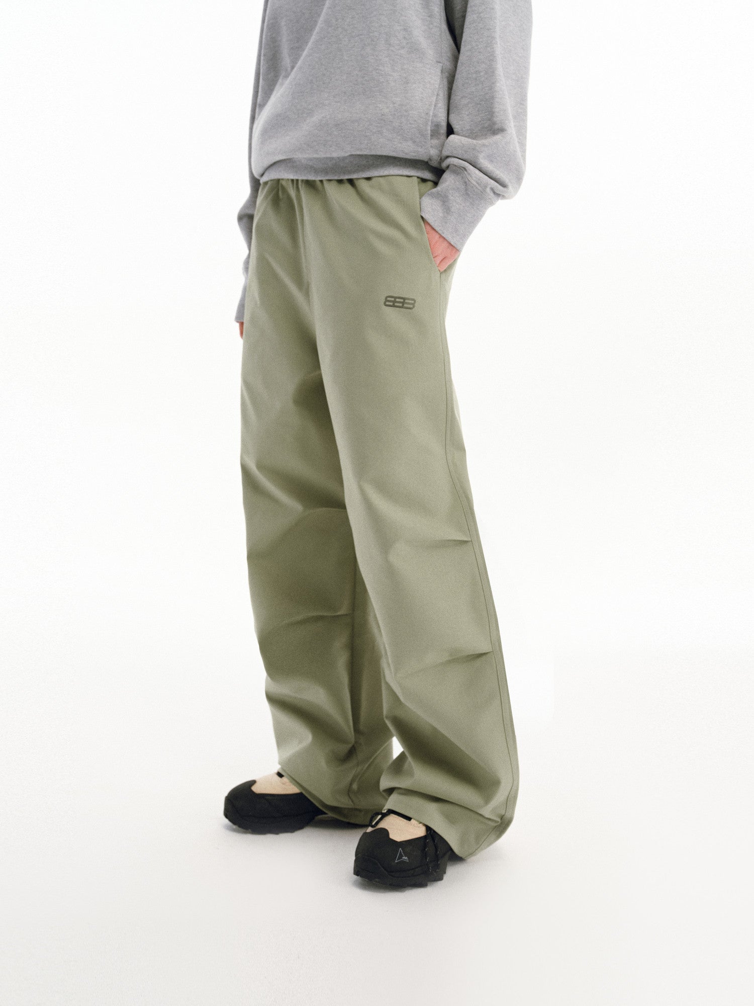 FPA Water-Repellent Straight-Leg Printed Parachute Pants, Chinese Streetwear Trend, Outdoor Sports, Autumn/Winter Loose Casual Trousers