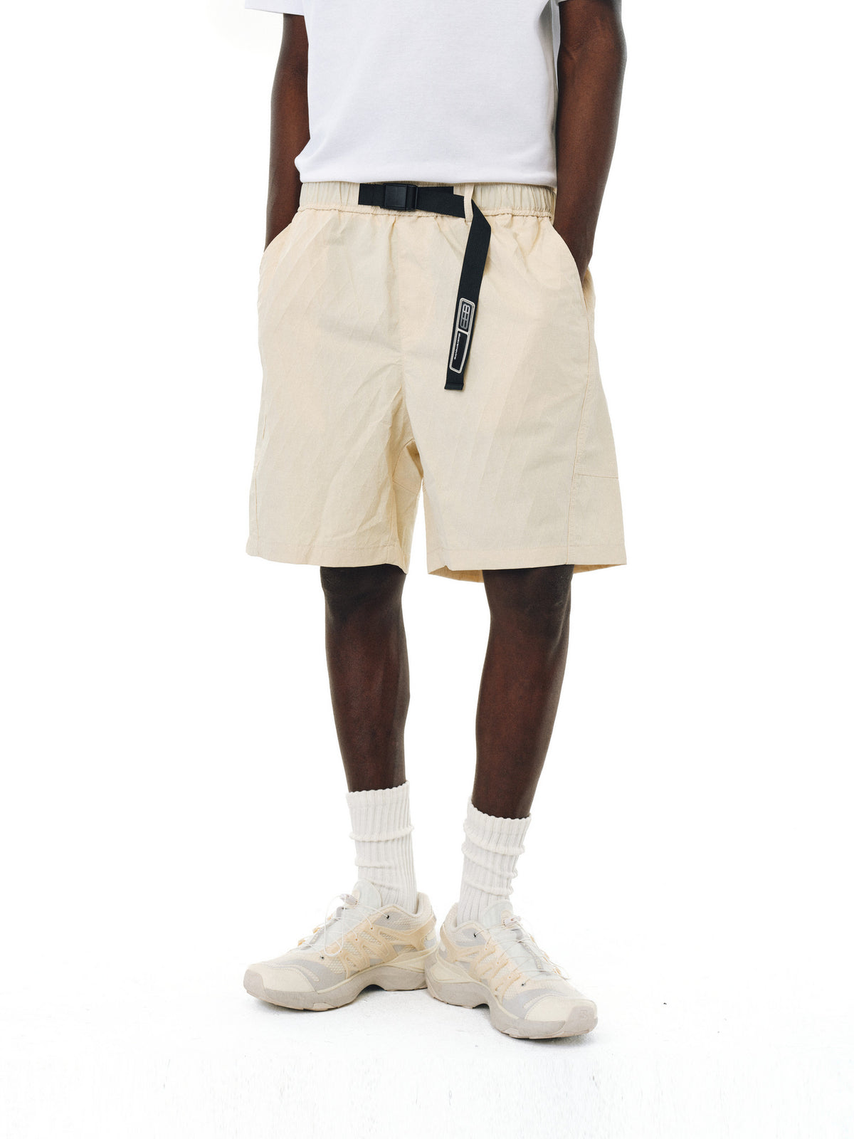 FPA Textured Grid Cargo Shorts – Streetwear Summer Loose Straight-Leg Athletic Basketball 5-Inch Shorts