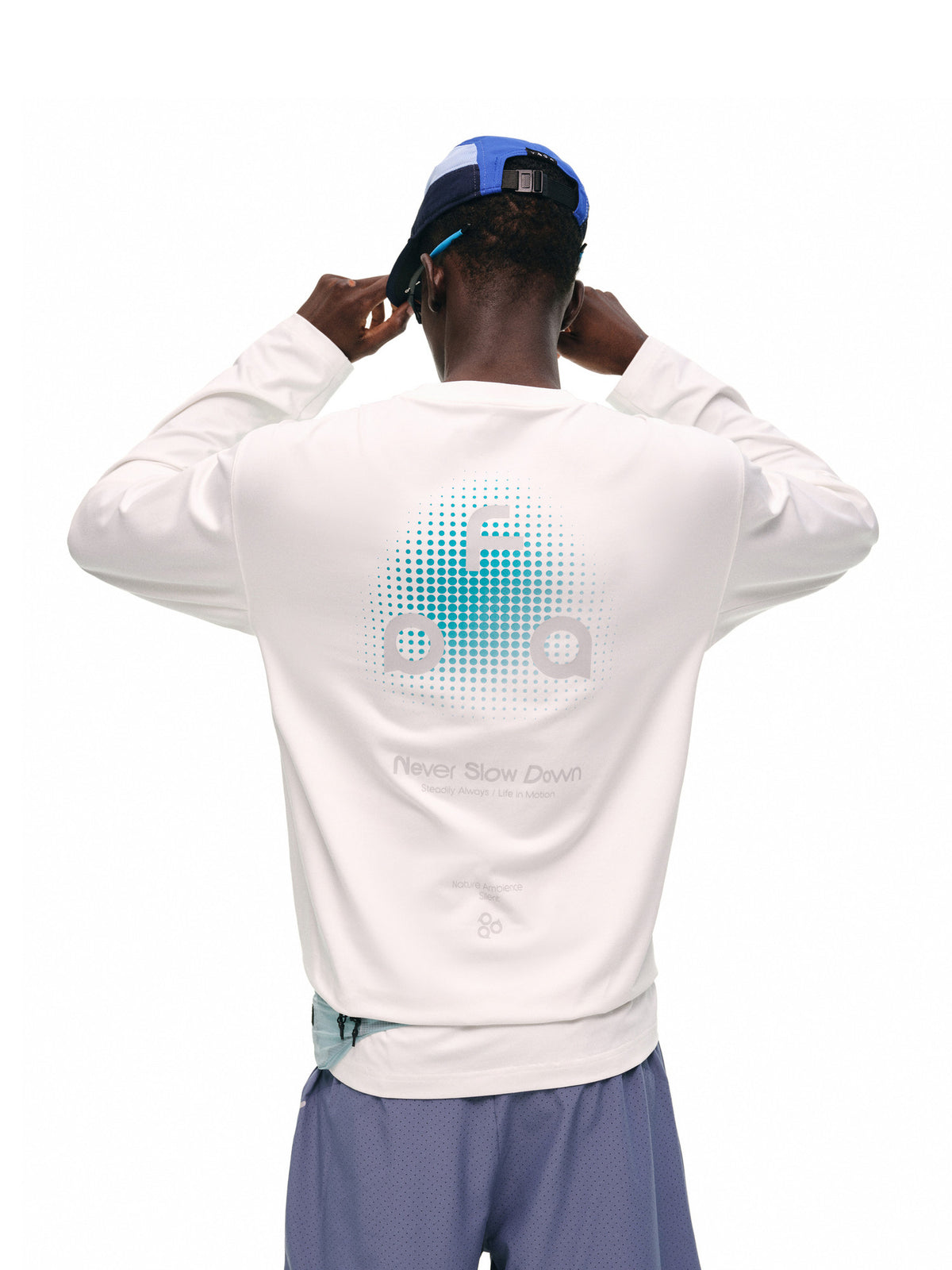 FPA Polka Dot Gradient Triangle Logo Sports T-Shirt - Spring/Autumn Outdoor Breathable Crew Neck Printed Long Sleeve for Men and Women