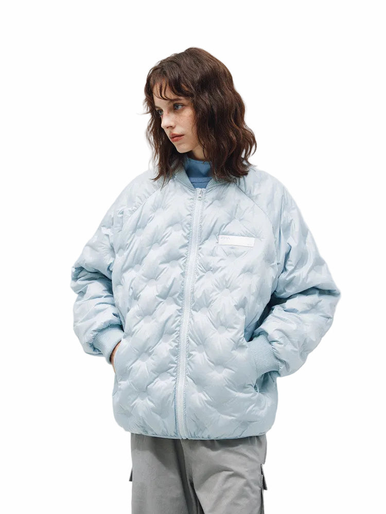 FPA Lightweight 90% White Duck Down Baseball Jacket – Chinese Streetwear Portable Down Coat