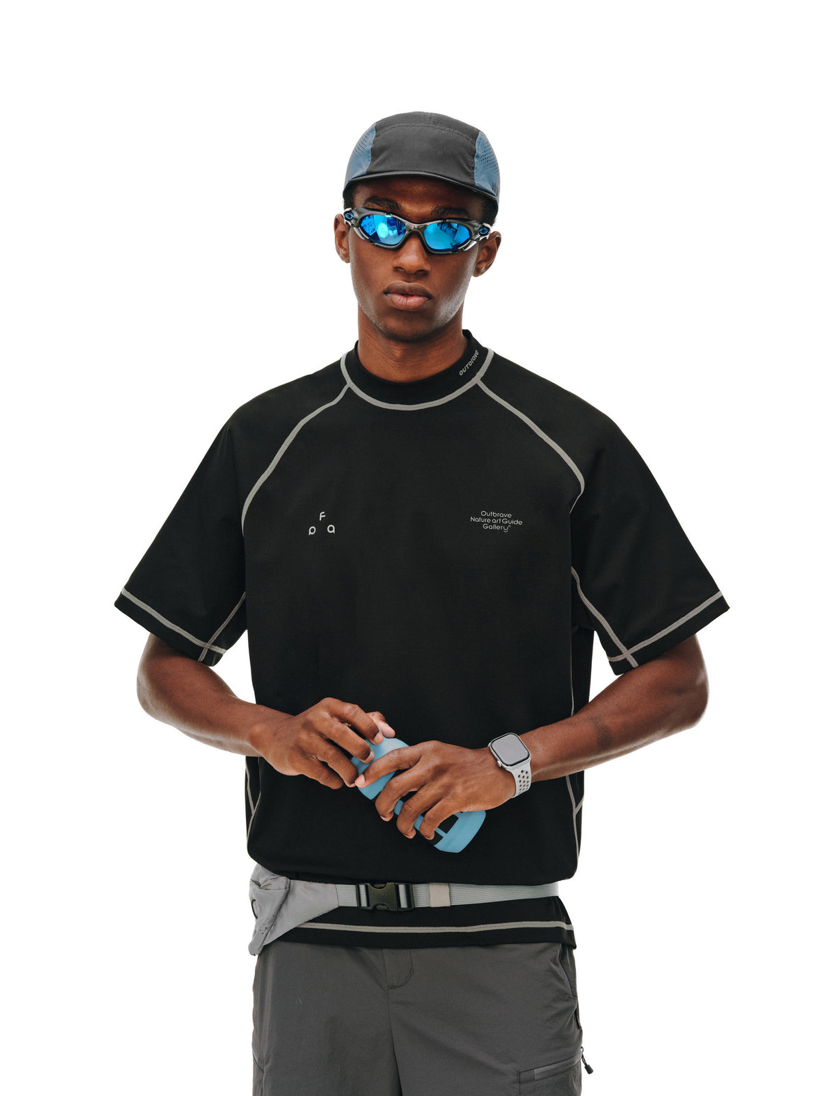 FPA Antibacterial Quick-Dry Paneled Sports T-Shirt 2026 New Summer Design High-Fashion Outdoor Couple T-Shirt