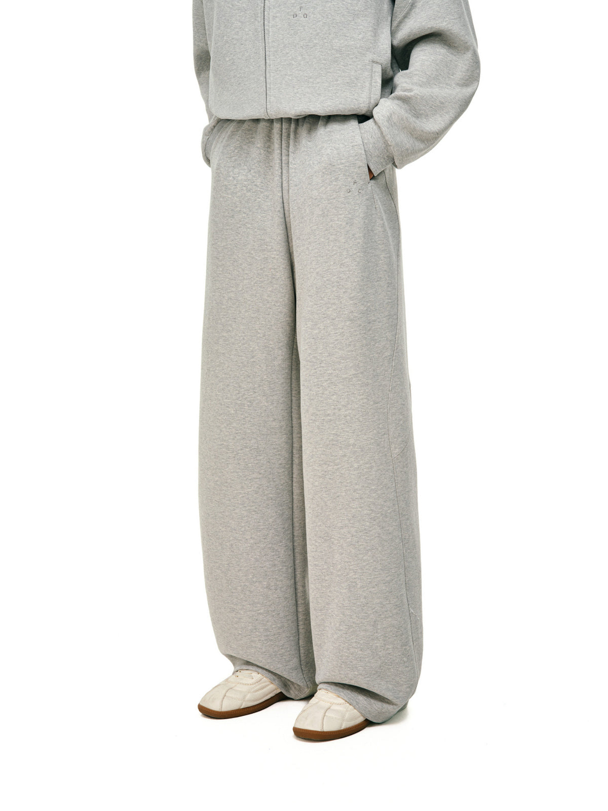 FPA Double-Sided Cotton Yarn Antibacterial Warm Sweatpants - Spring/Autumn Straight-Leg Unisex Casual Lounge Pants