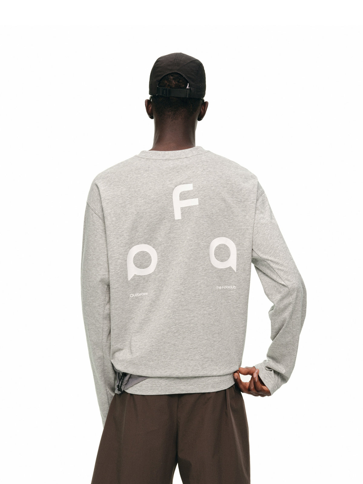 FPA Triangle Logo Printed Crew Neck Long Sleeve T-Shirt for Men and Women, Sports Style, Basic Couple Tee