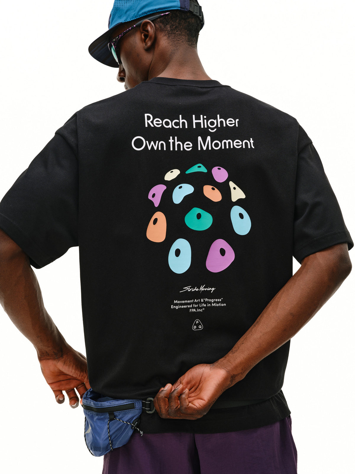 FPA Cool-Touch Quick-Dry 7A Antibacterial Athletic Short Sleeve T-Shirt for Outdoor Leisure, Round Neck, Printed, Couple Style, Summer Half Sleeve Tee