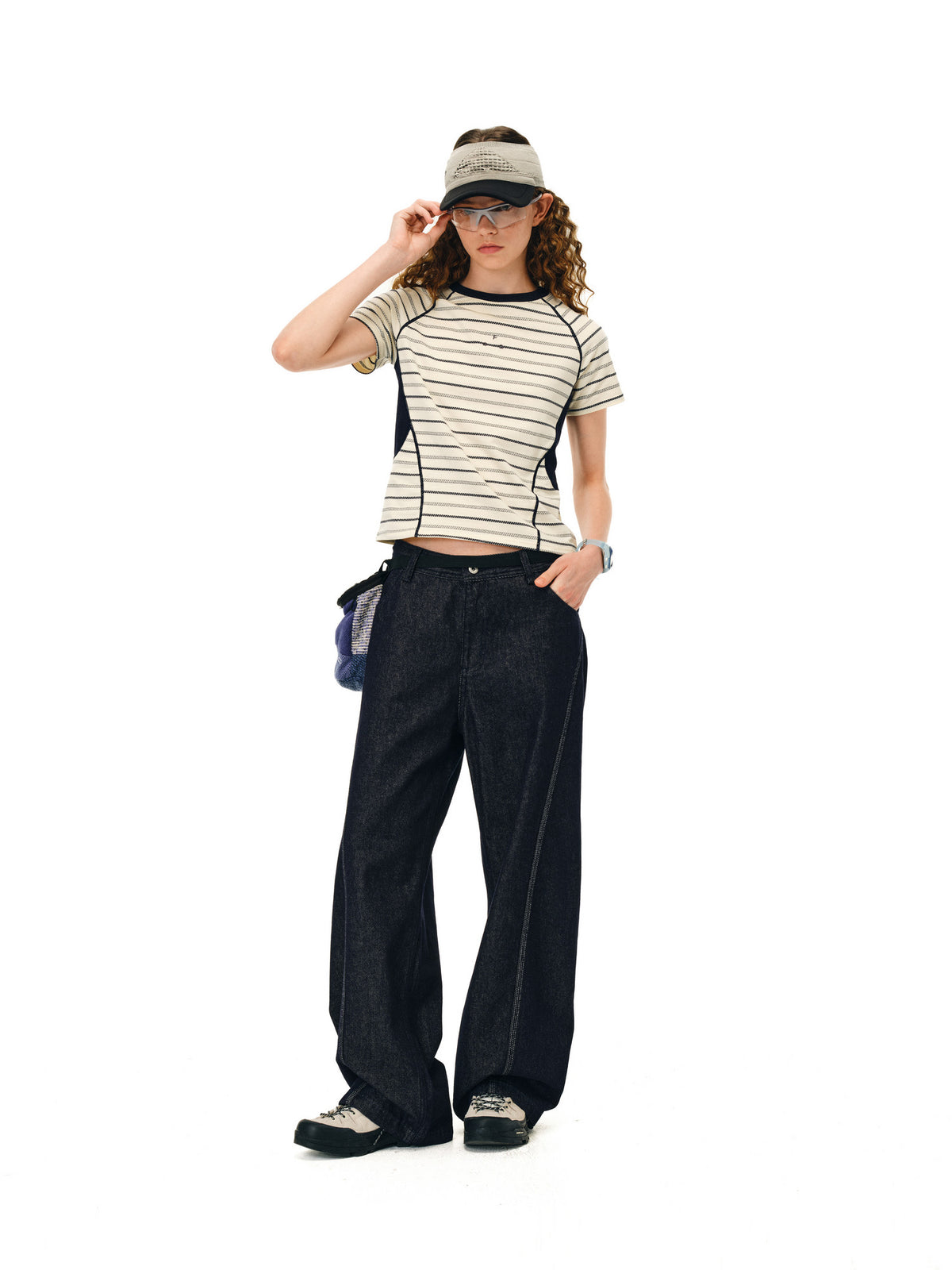 FPA Outdoor Raw Denim Straight-Leg Jeans – Chinese Streetwear Trend, Relaxed Straight-Leg Casual Denim