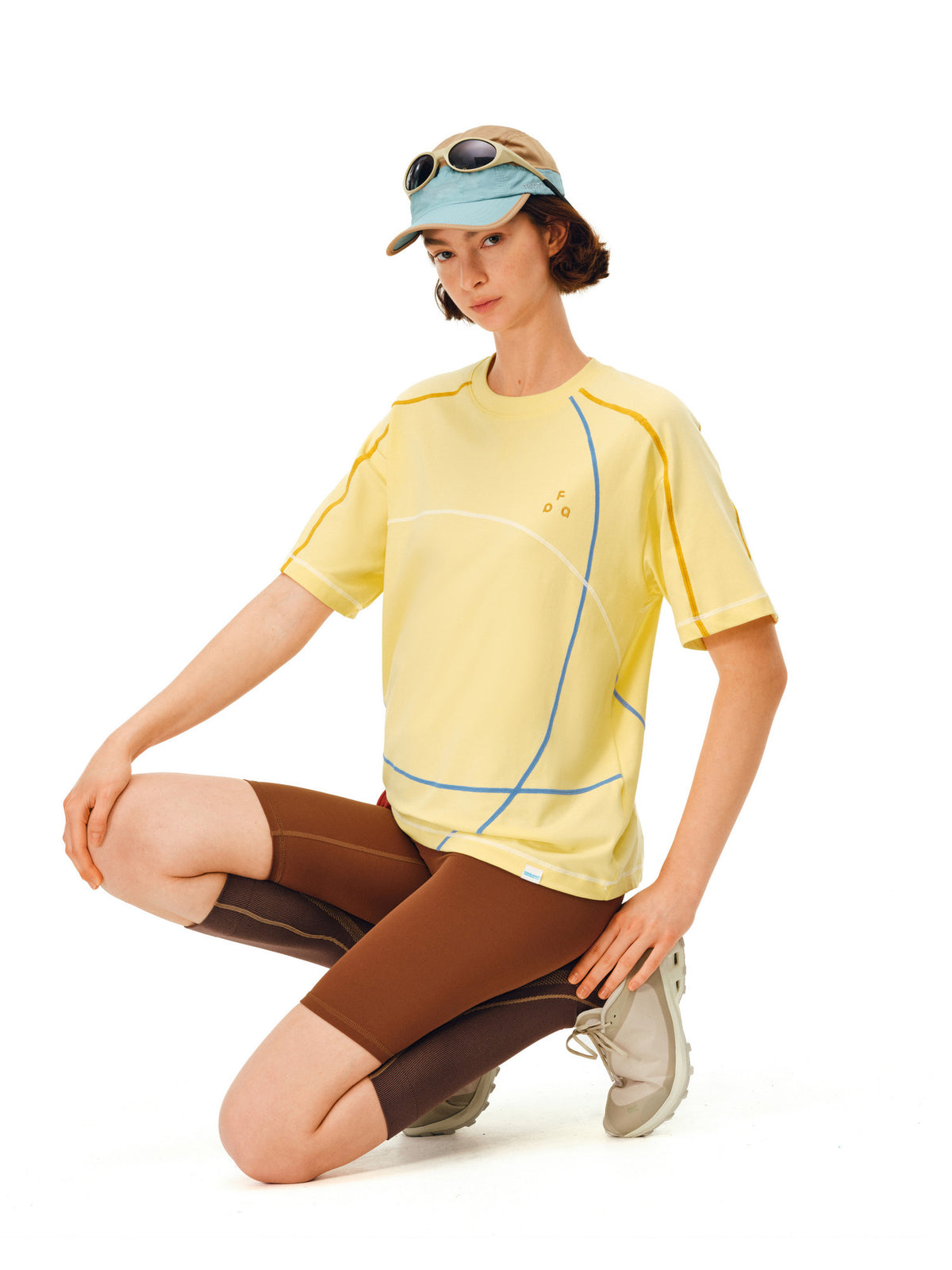 FPA COOLMAX Lyocell Contrast Stitch Casual Short Sleeve T-Shirt – Cool & Breathable Unisex Crew Neck Tee
