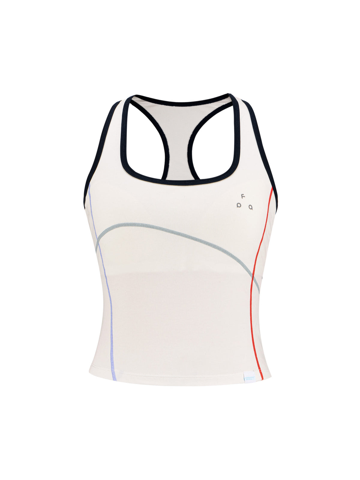 FPA COOLMAX Color-Block Curve Women's Vest – Outdoor Sports Yoga Fitness Breathable Fitted Undershirt