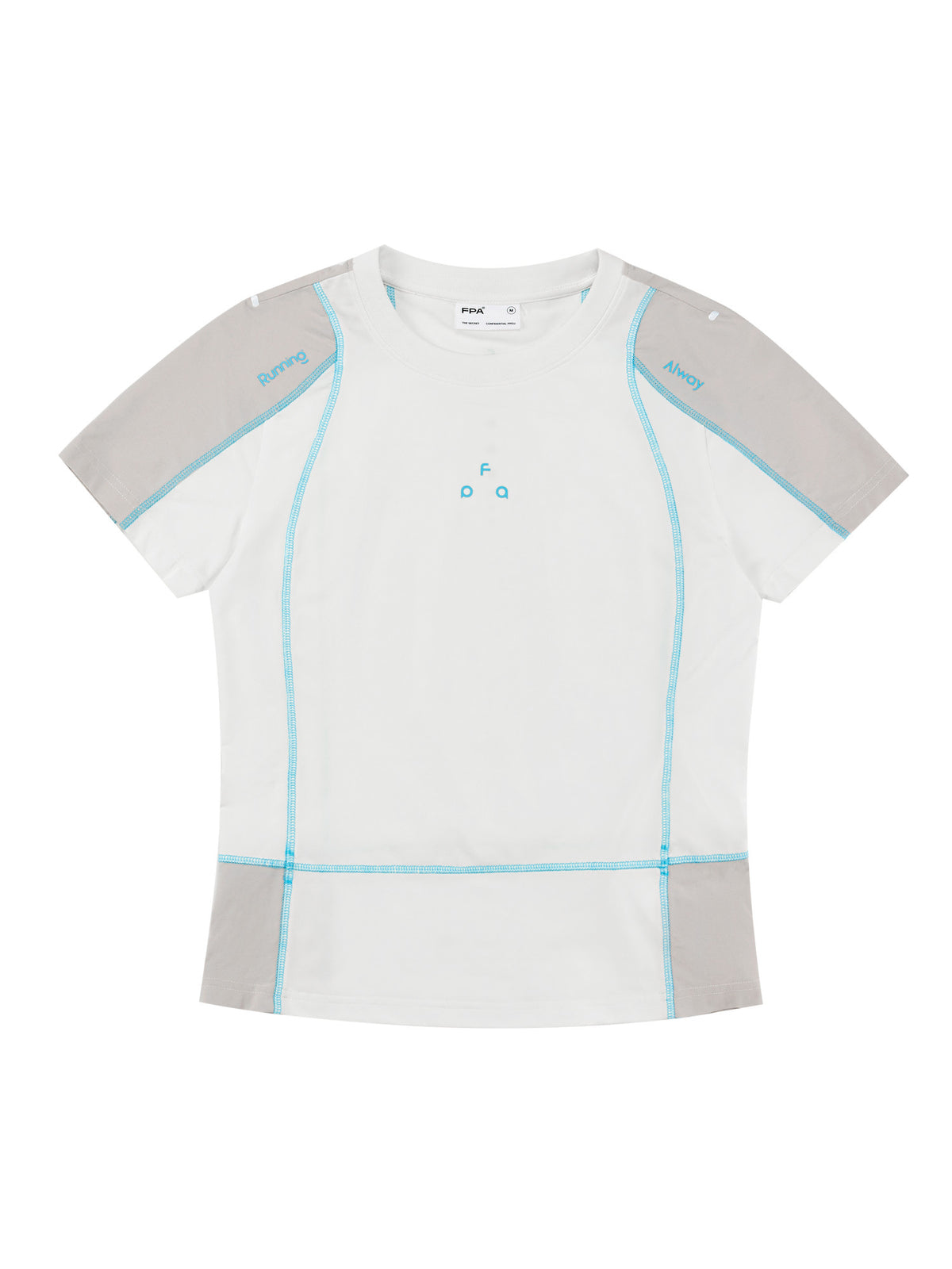 FPA Color-Block Sports Short Sleeve 2026 New Summer Round Neck Quick-Dry Cool-Touch Short T-Shirt for Women
