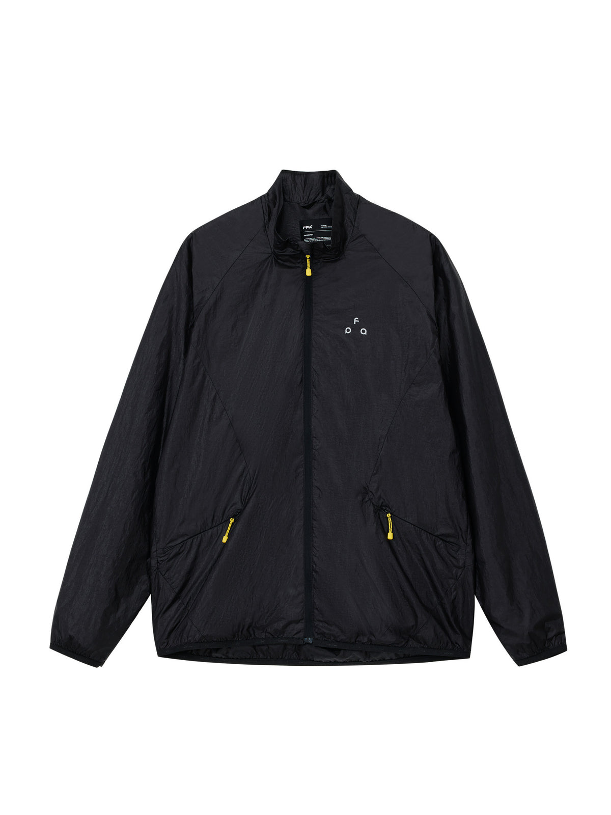 FPA Structured Triangle Print Jacket – Spring Casual Unisex Stand Collar Loose Lightweight Outdoor Sports Jacket