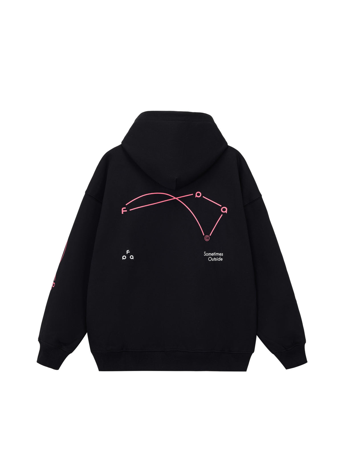 FPA Warm Fleece Color-Block Hoodie for Couples
